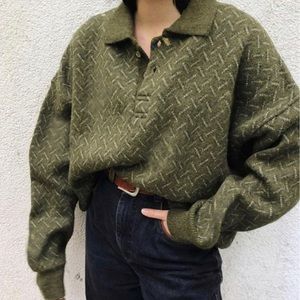 Retro look sweater